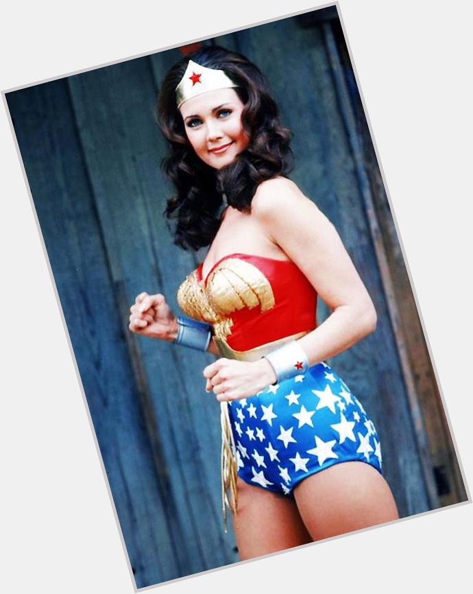 Happy Birthday to the ONE & ONLY Wonder Woman (& my 70s hair idol - along with Jaclyn Smith \natch) Lynda Carter! 