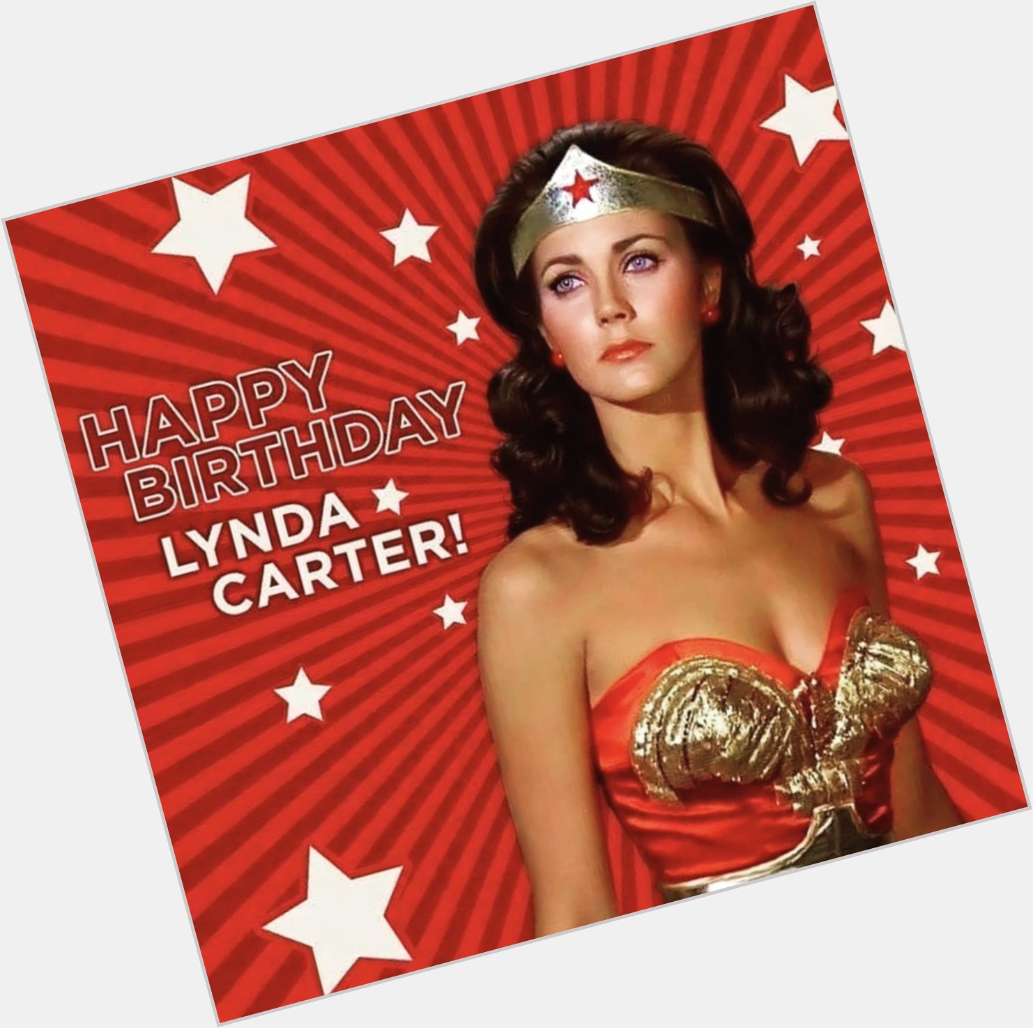 Happy *70* Birthday to the amazing Lynda Carter!    