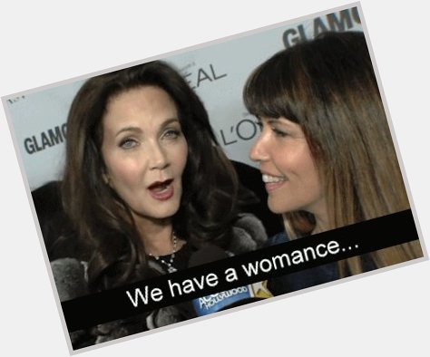 Happy bday to lynda carter too, we love two (2) wonder women who shares the same birthday 