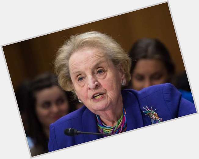 Happy Birthday on this day in 1937: Madeleine Albright is born 