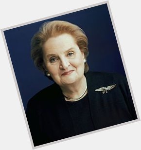 Happy birthday to the USA\s first female secretary of state, Madeline Albright.  