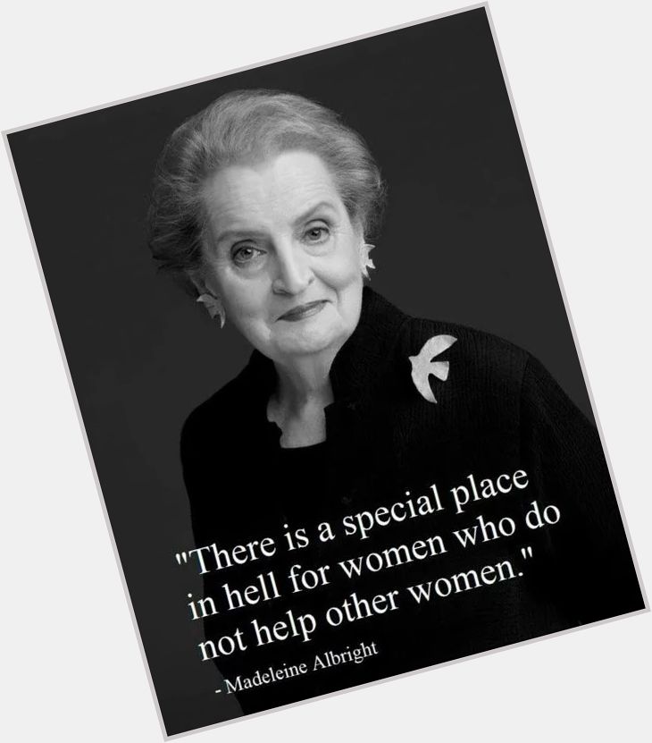 Happy 86th birthday to Madeleine Albright! 

The first female US Secretary of State 

- Cup of Jane 