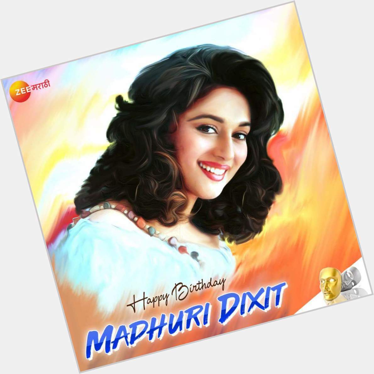  Her expressions are priceless .

Happy Birthday madhuri Dixit Mam 