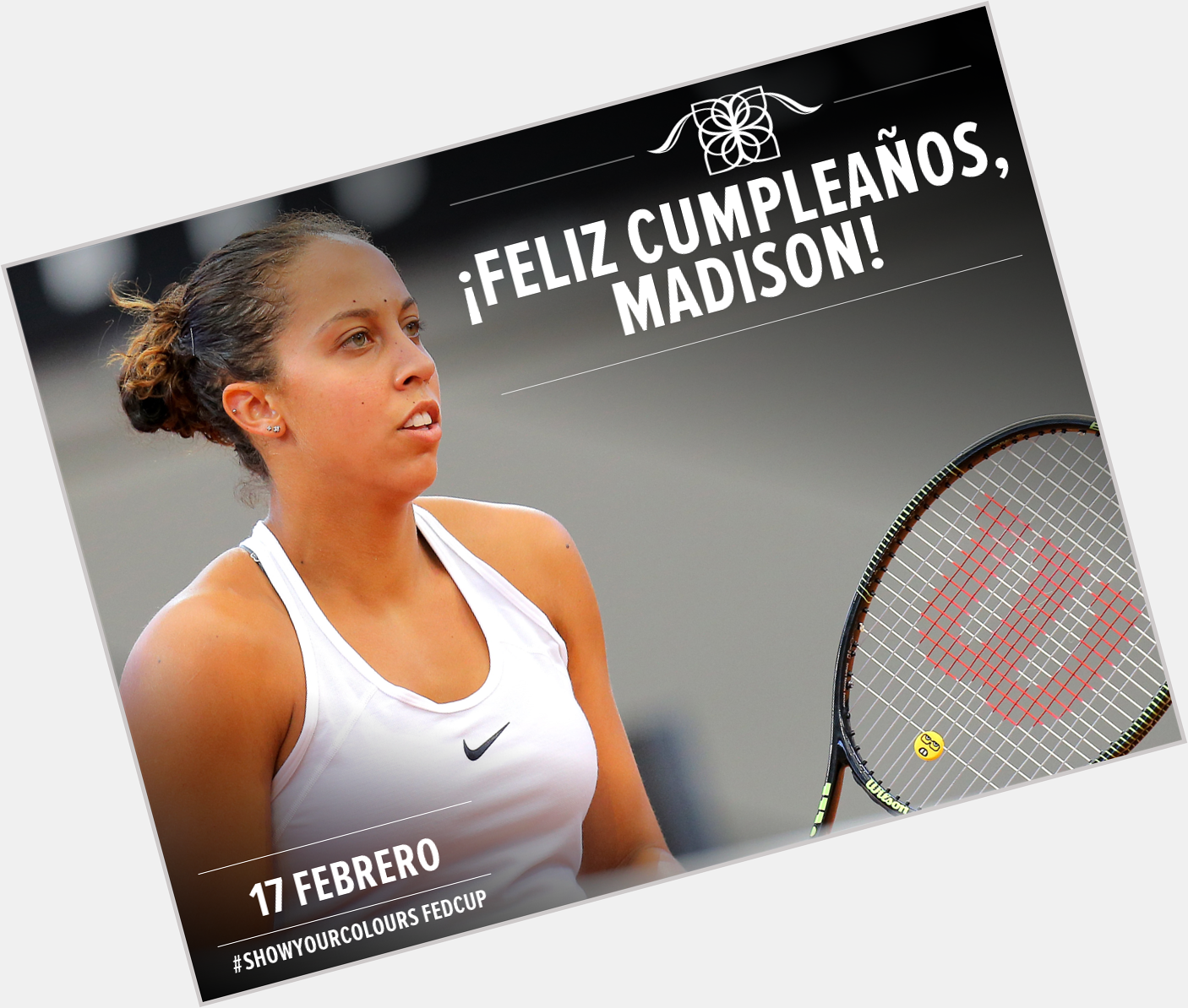 Happy birthday La tenista estadounidense, 9 WTA, cumple 22 años
 