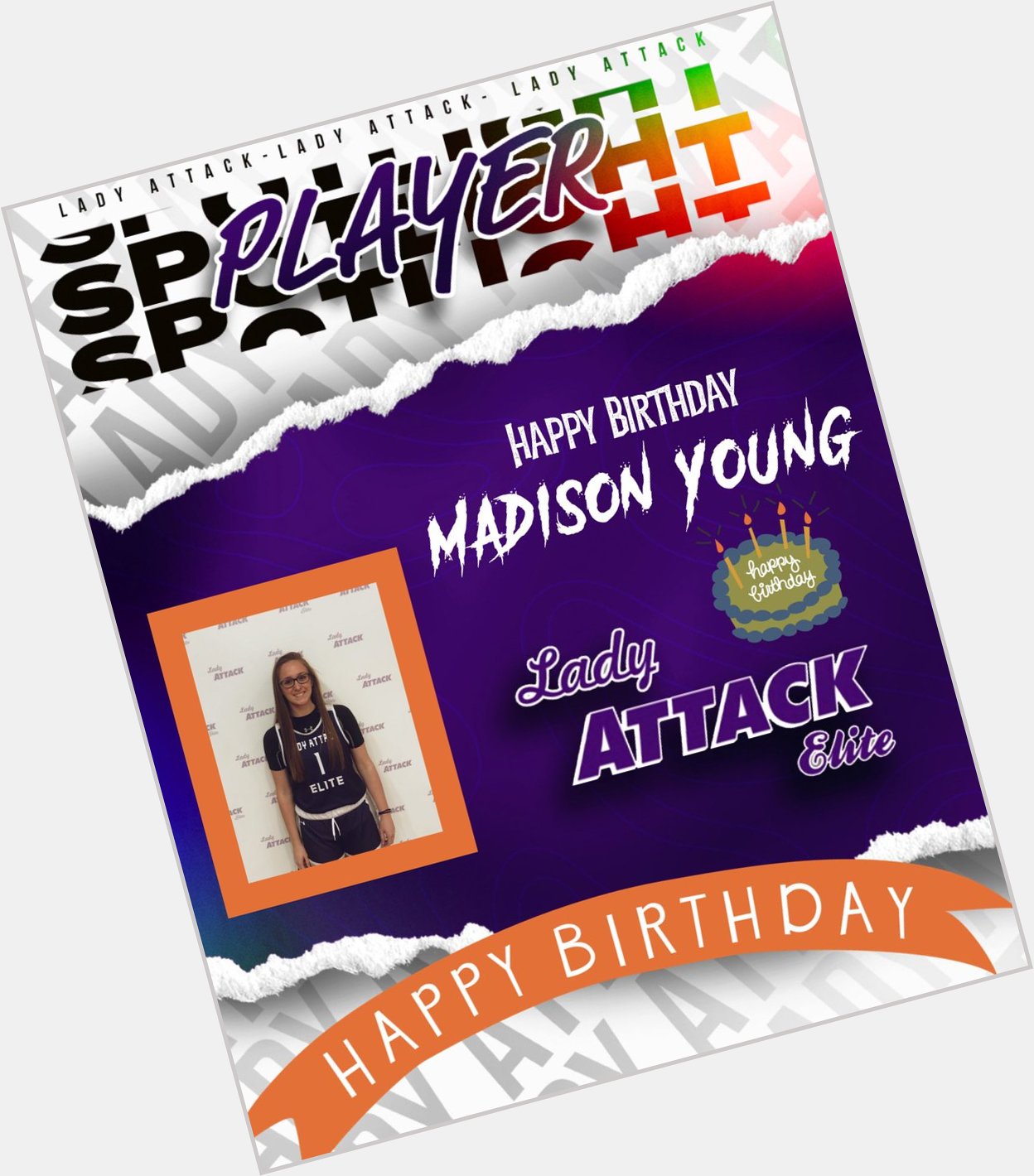 Screaming Happy Birthday   Madison Young (17) 
Marlee Whitten (14) 