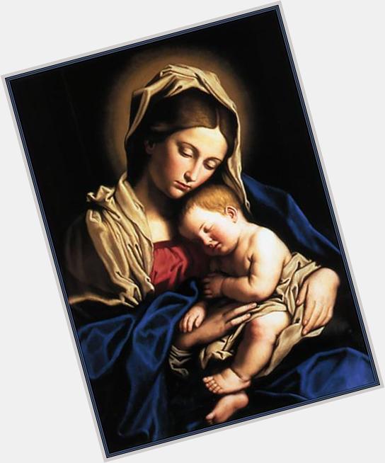 Happy birthday  Sassoferrato [Salvi Giovanni Battista]-Madonna and Child 