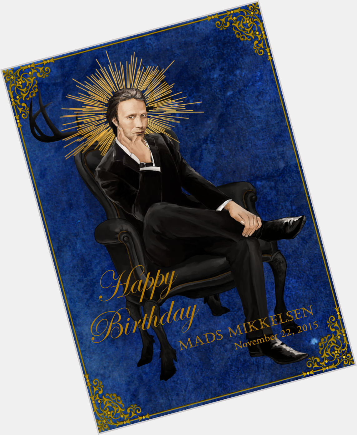 Happy 50th Birthday to Mads Mikkelsen! we love you! 