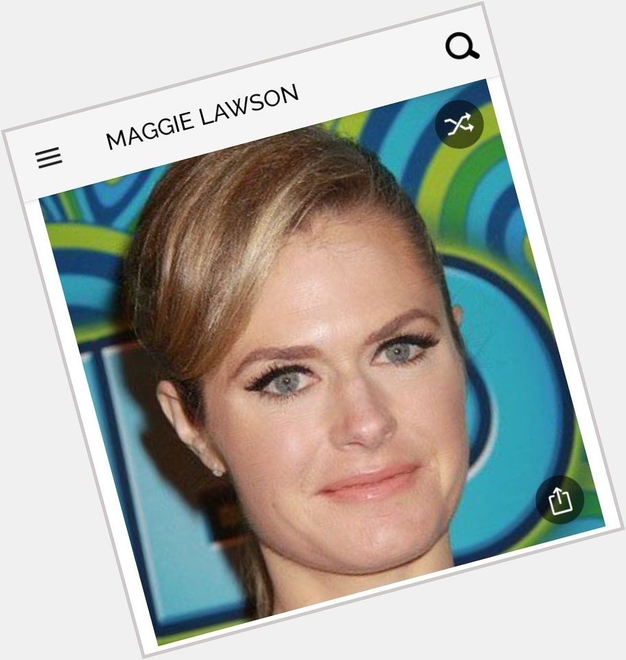 Happy birthday to this great actress.  Happy birthday to Maggie Lawson 