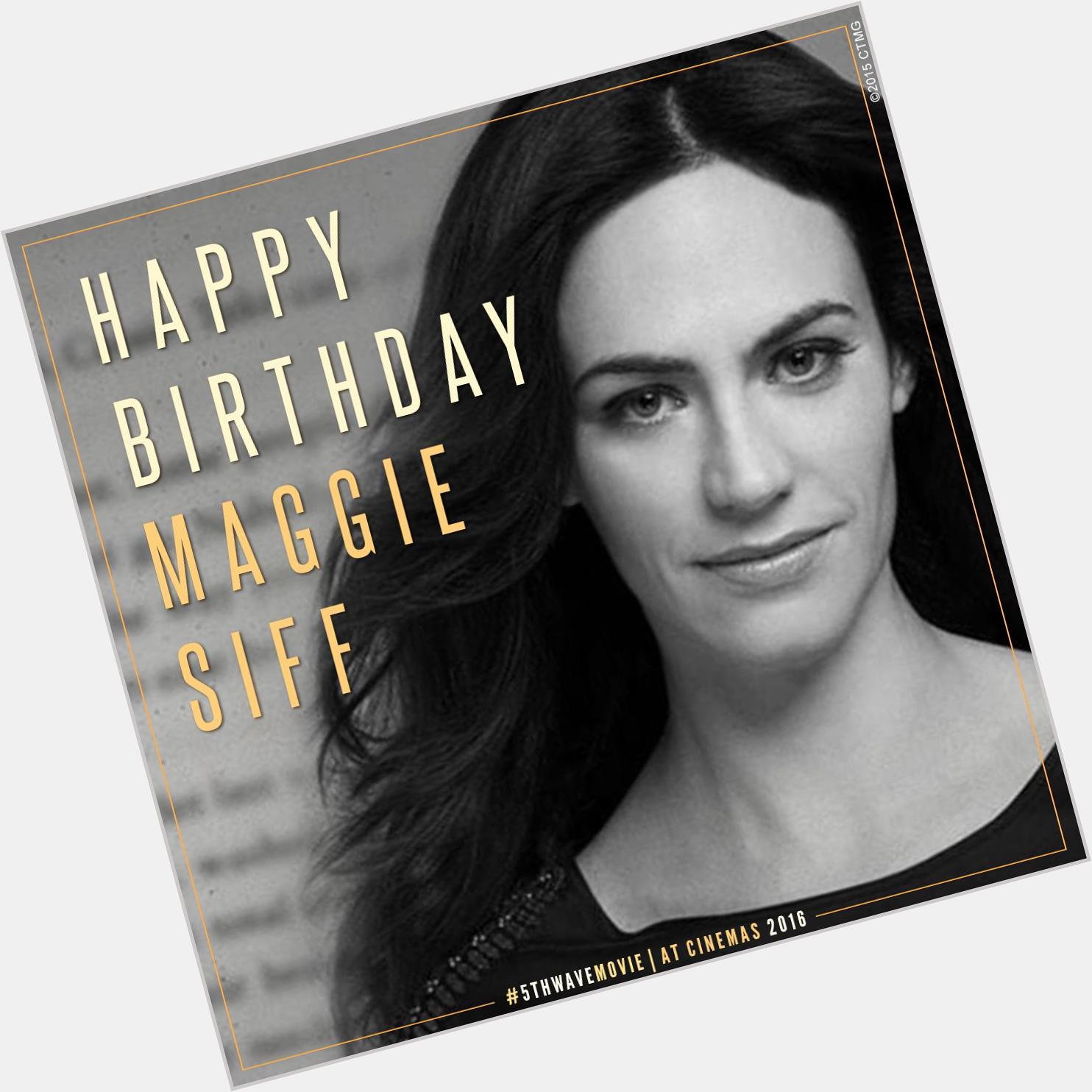 To wish the amazing Maggie Siff a very Happy Birthday! The is coming to cinemas 2016. 