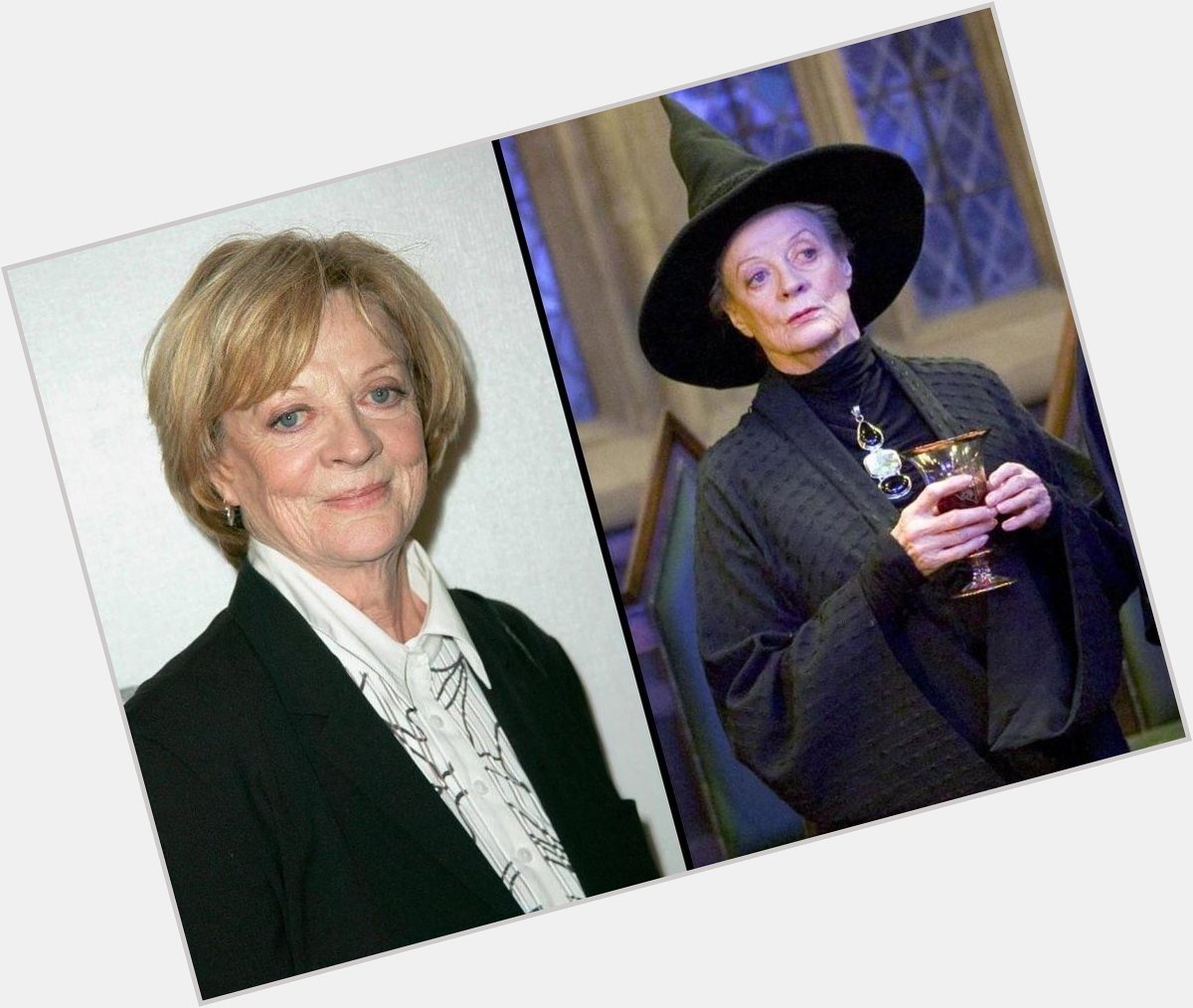 Dec. 28: Happy Birthday, Maggie Smith! She played Professor Minerva McGonagall in the films. 