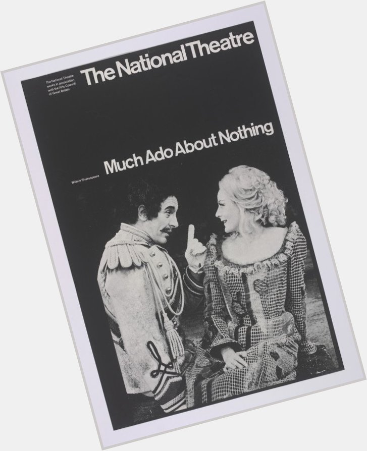 Happy birthday to Maggie Smith, here w/ Robert Stephens on poster for 1988 \"Much Ado\" 