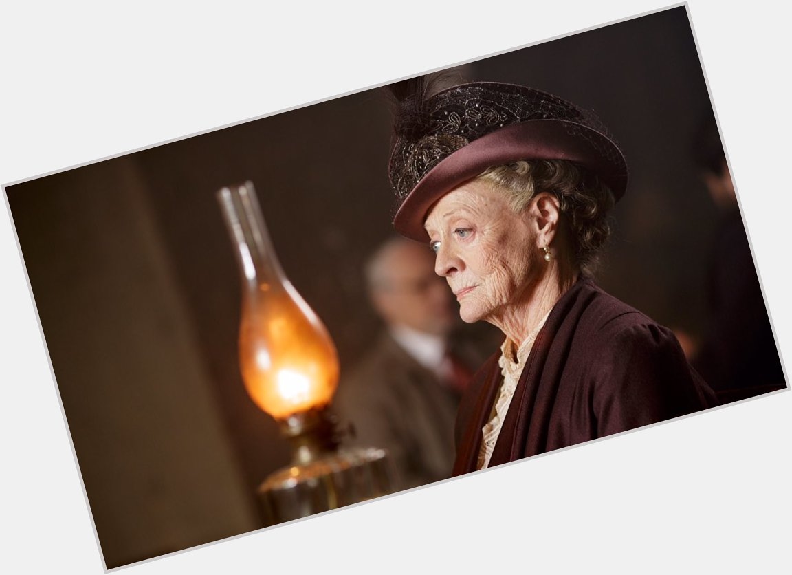 A very Happy Birthday to Downton Abbey\s Dame Maggie Smith! In her honor, have a sherry but beware of swivel chairs! 