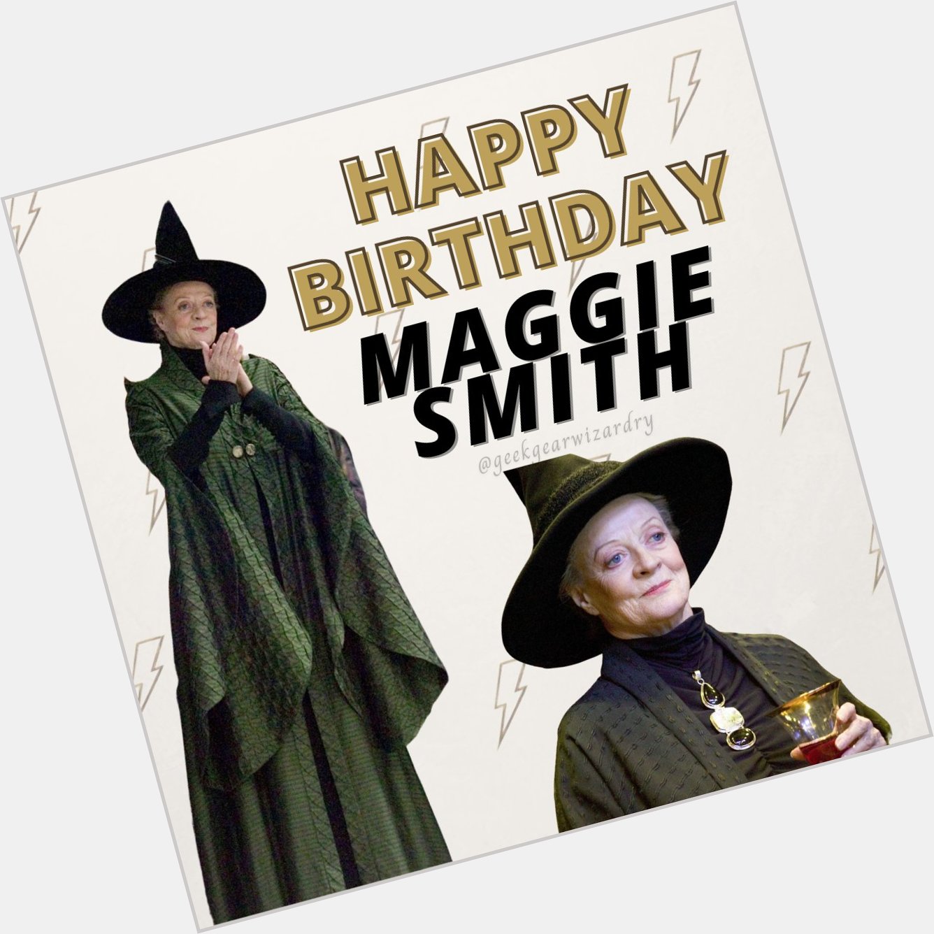  HAPPY BIRTHDAY MAGGIE SMITH! A potter legend born on this day in 1934! 