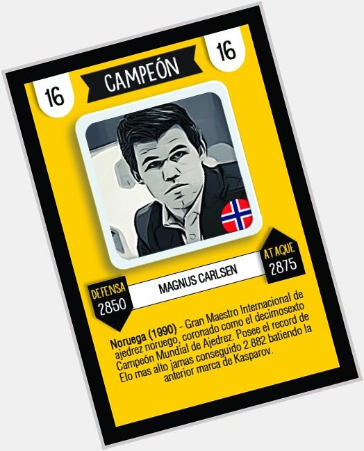 Feliz cumpleaños Magnus Carlsen! Happy birthday Magnus Carlsen! 