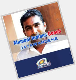MUMBAI INDIANS Paltan Wishes a Very HAPPY BIRTHDAY .... 

To Head Coach, Mahela Jayawardene .... 
