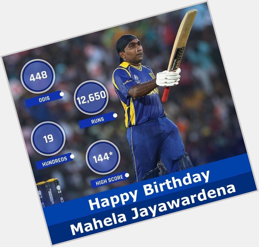 Happy Birthday, Mahela Jayawardene 