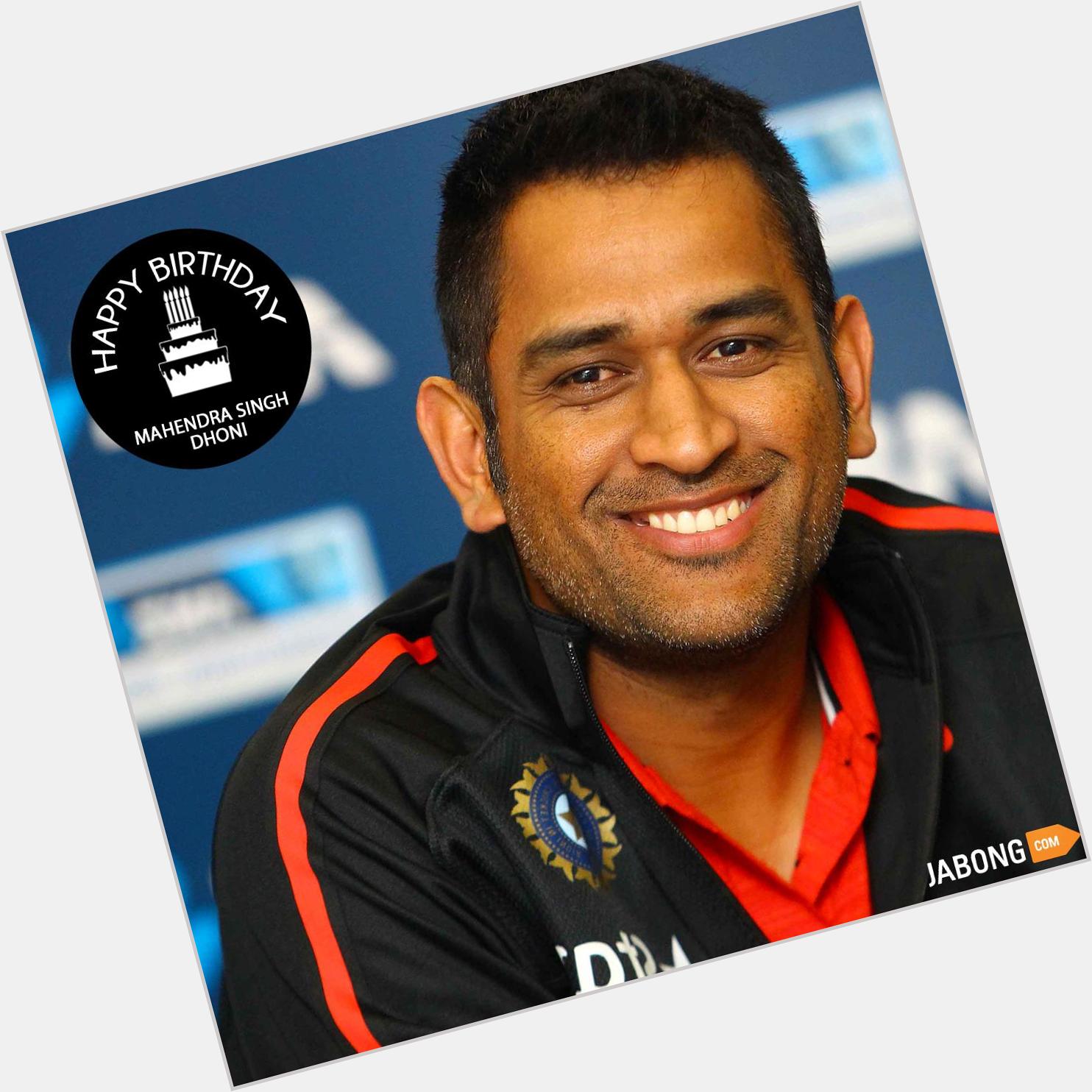 Here\s wishing a very happy birthday to the pride of Indian cricket, Mahendra Singh Dhoni! 
