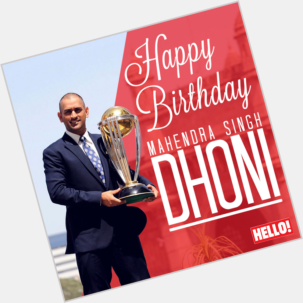 Team HELLO! wishes Mahendra Singh Dhoni, one of the greatest captains Team India has ever had,.a very Happy Birthday! 