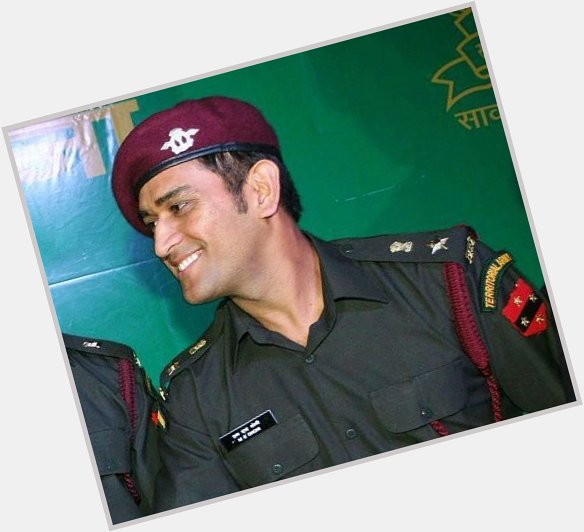 Happy Birthday Lt. Col. Mahendra Singh Dhoni...         
