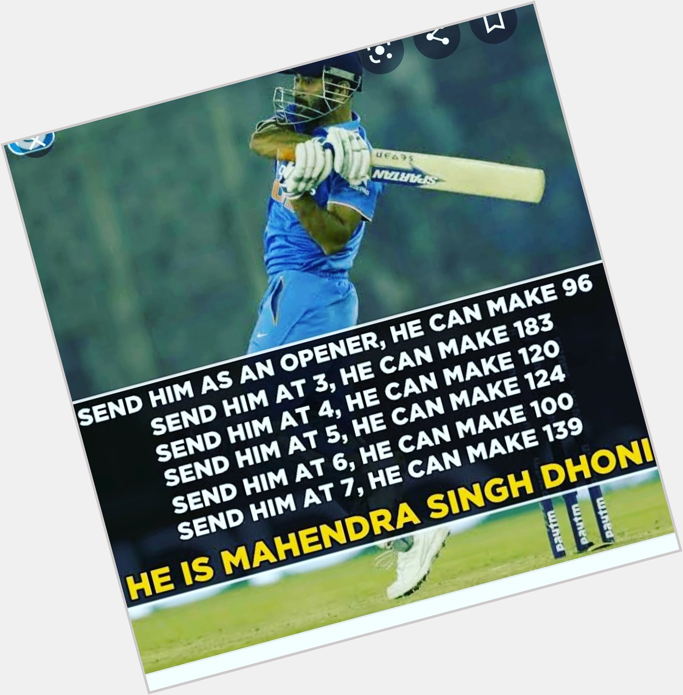 Happy birthday  mahendra singh dhoni..and were the die heart fans 