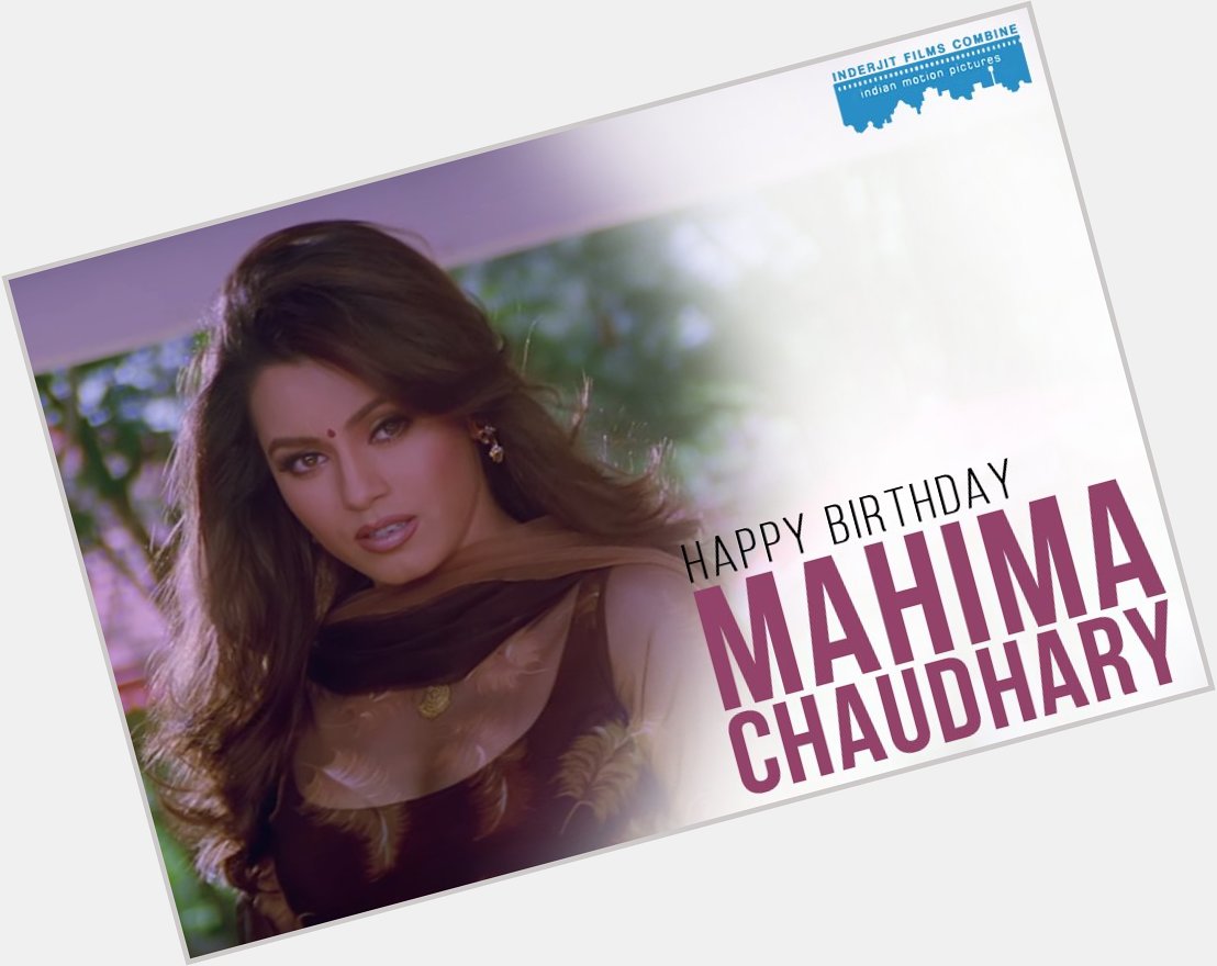Happy Birthday to the charismatic Mahima Chaudhary! 