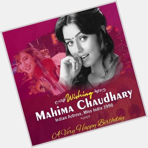 Wishing You Very Happy Birthday Mahima Chaudhary   