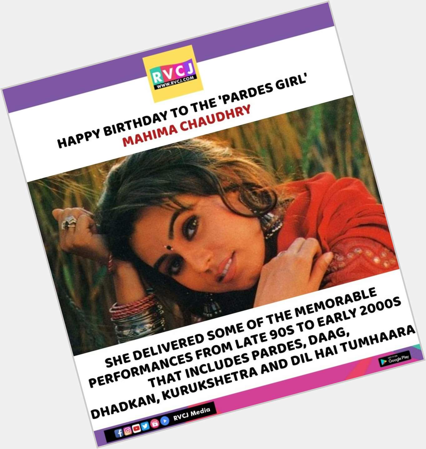 Happy Birthday Mahima Chaudhry!   