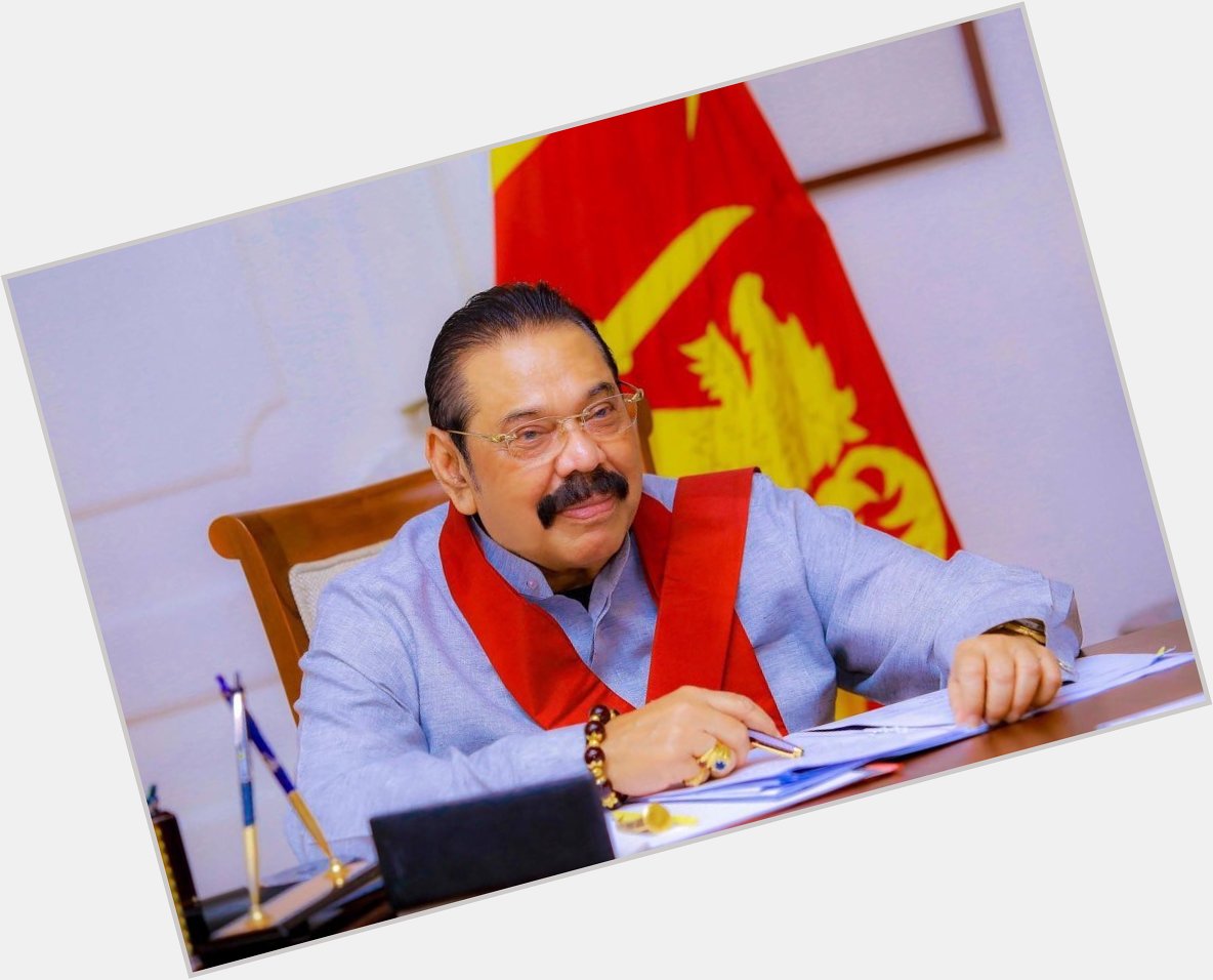 Wishing happy birthday to Hon Mahinda Rajapaksa. 