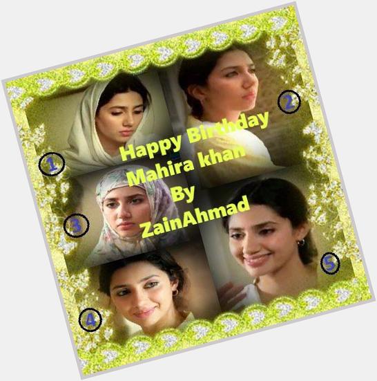 Most talented Lady Birthday Mahira khan 
