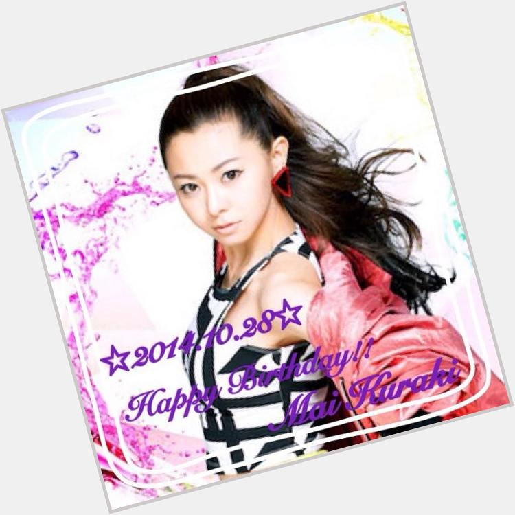 2014.10.28 Happy Birthday to Mai Kuraki 