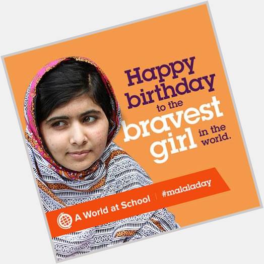 Happy Birthday The Daughter of our nation Malala Yousafzai
may you have many many more
We love you and we 