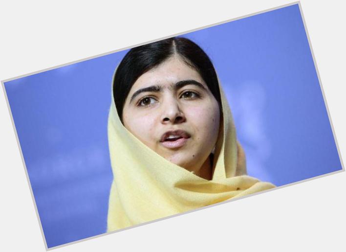   Feliz cumpleaños Malala Yousafzai !!
  cc From México Happy Birthday