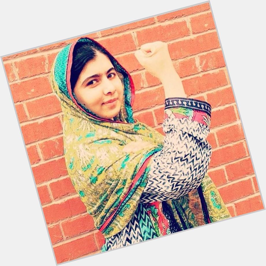 Happy Birthday Malala! \"We were scared, but our fear was not as strong as our courage.\"
- Malala Yousafzai 