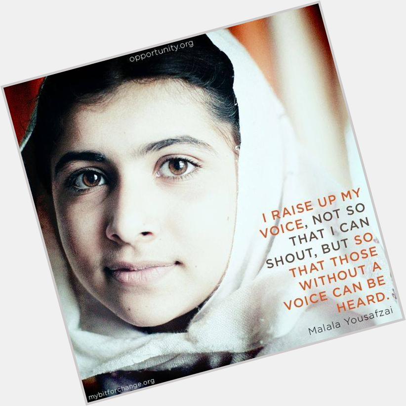 Happy birthday Malala Yousafzai 