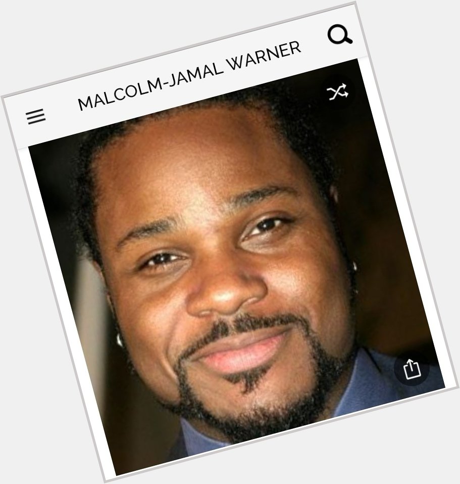 Happy birthday to this great actor.  Happy birthday to Malcolm Jamal Warner 