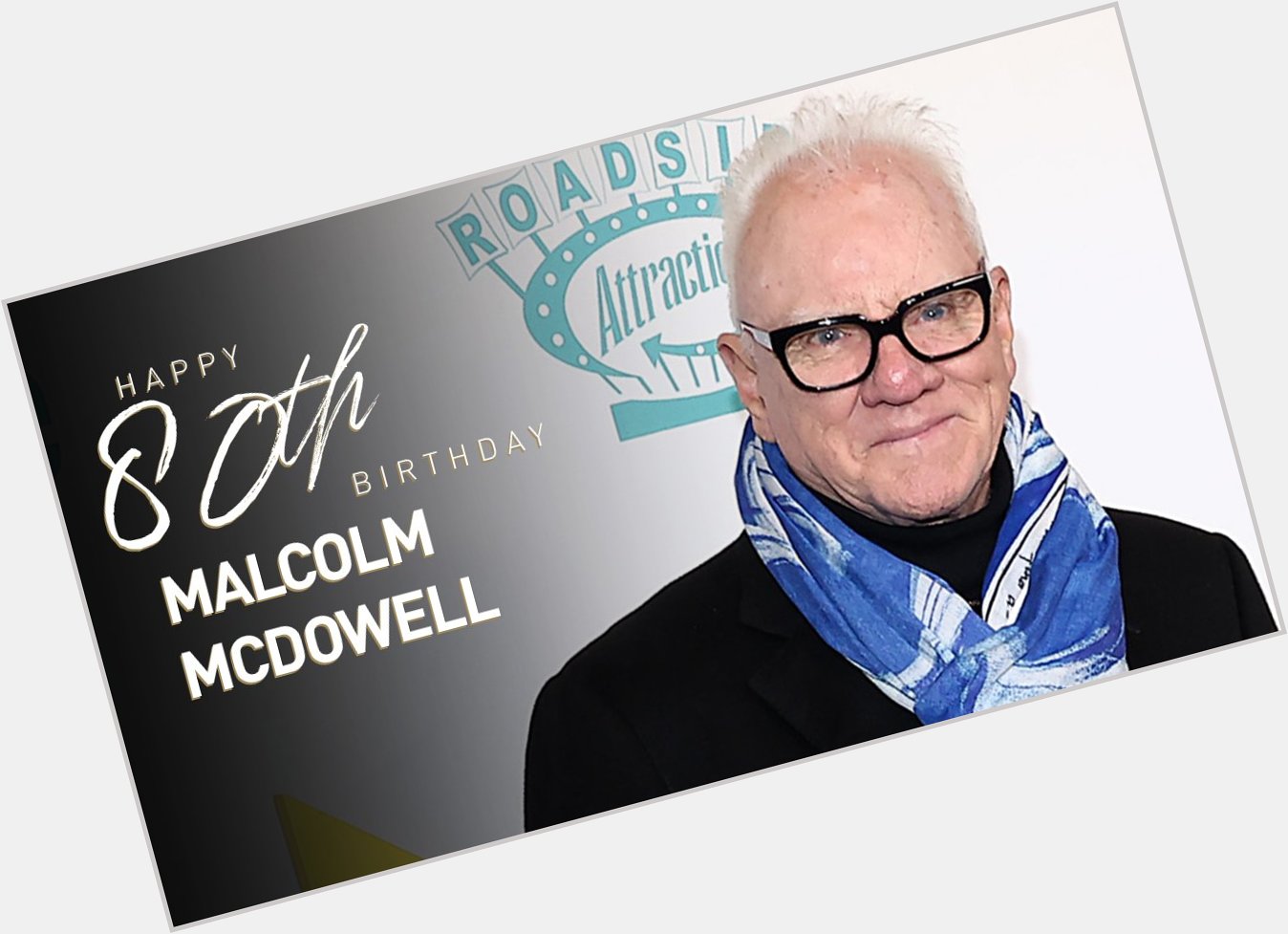 Happy 80th birthday Malcolm McDowell!

Read his bio here:  