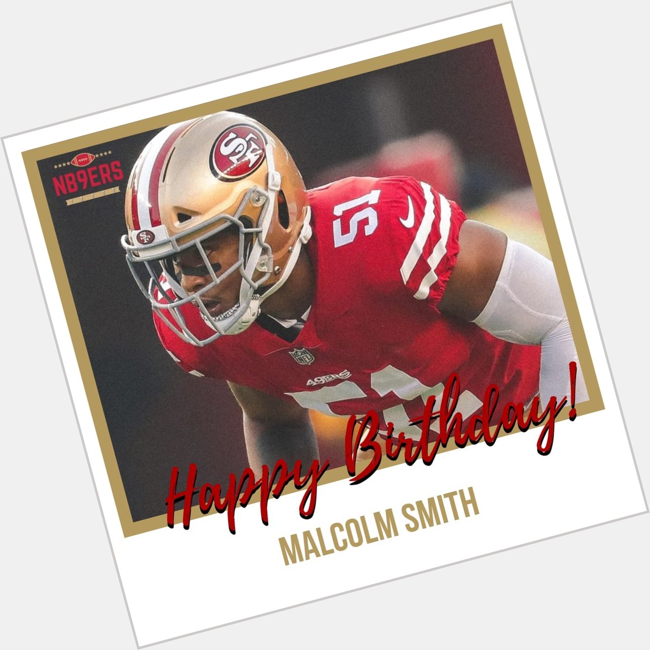 To wish LB Malcolm Smith ( a very happy birthday!  ( : 
