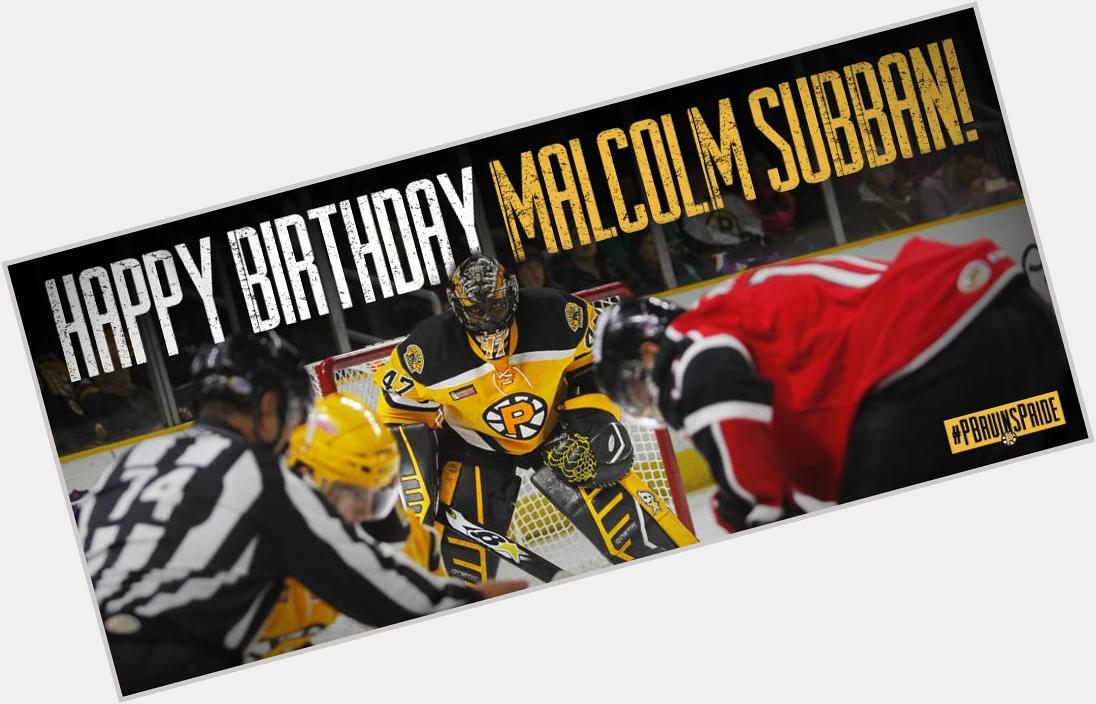 Happy Birthday Malcolm Subban! 