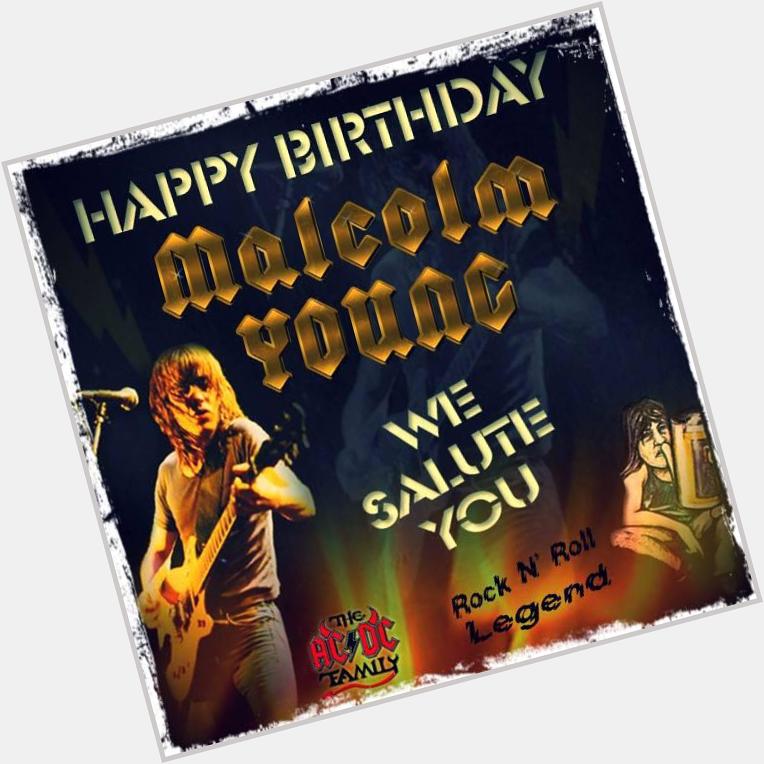 Happy Birthday to the Rock N\ Roll Legend...Malcolm Young!   