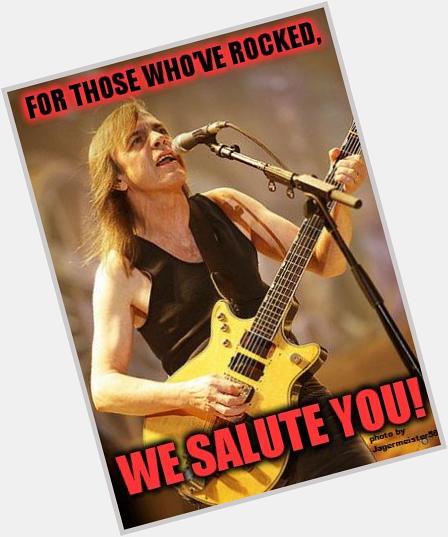 Happy Birthday, Malcolm Young!  Who wants some on 