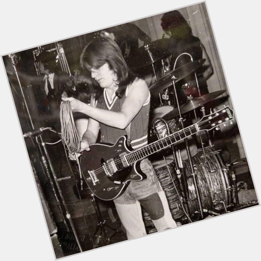 Happy birthday to malcolm young! we miss you!  