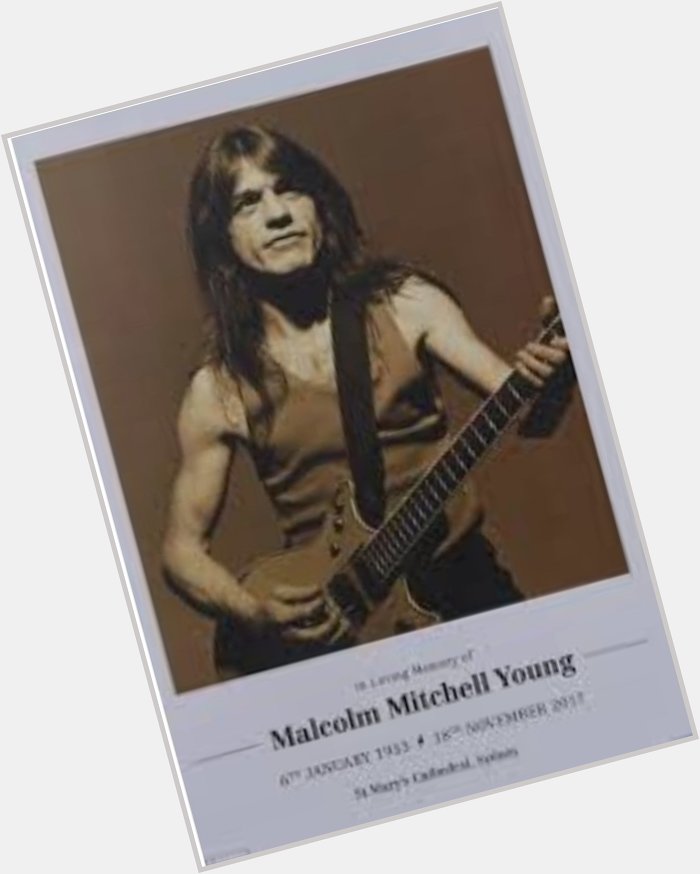 Happy Heavenly Birthday Malcolm Young   