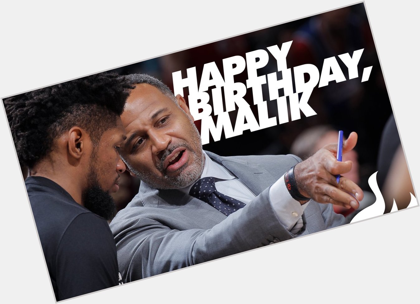  - join us in wishing Assistant Coach, Malik Allen, a very happy birthday! 