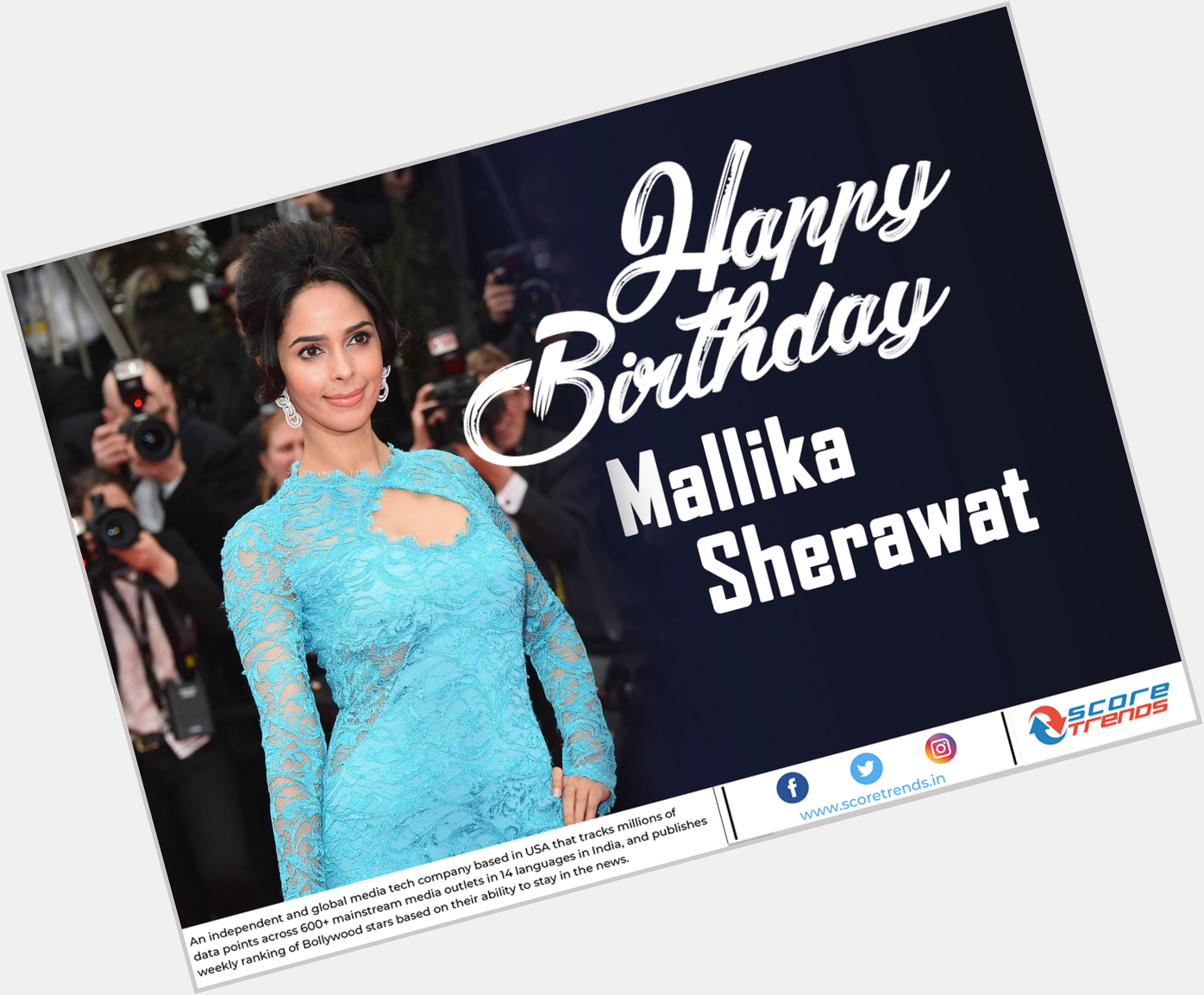 Score Trends wishes Mallika Sherawat a Happy Birthday! 
