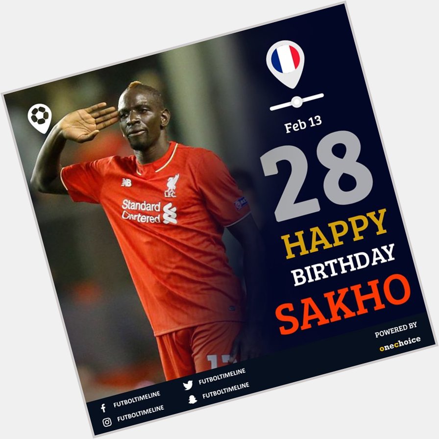 Happy Birthday Mamadou Sakho.   