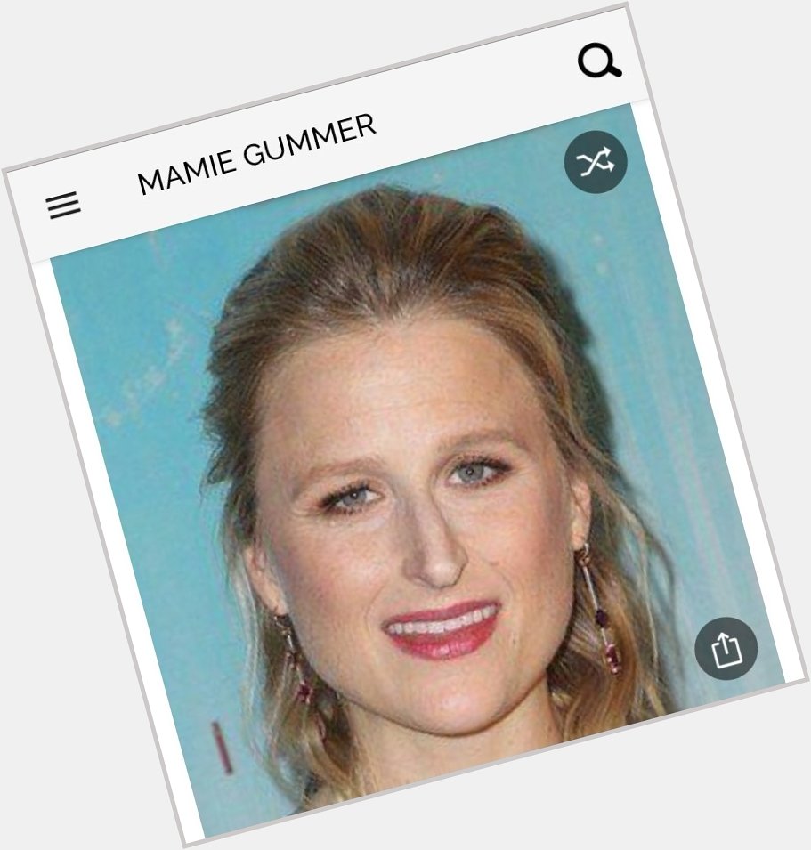 Happy birthday to this great actress.  Happy birthday to Mamie Gummer 