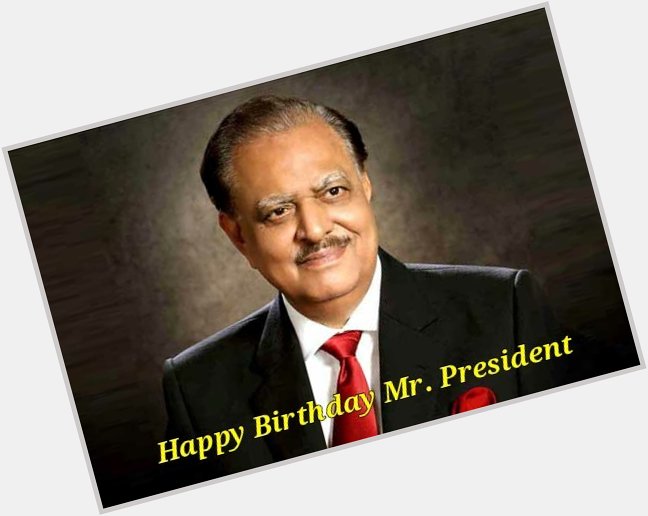 Wishing President Mamnoon Hussain a very happy birthday. He is 77 today. 