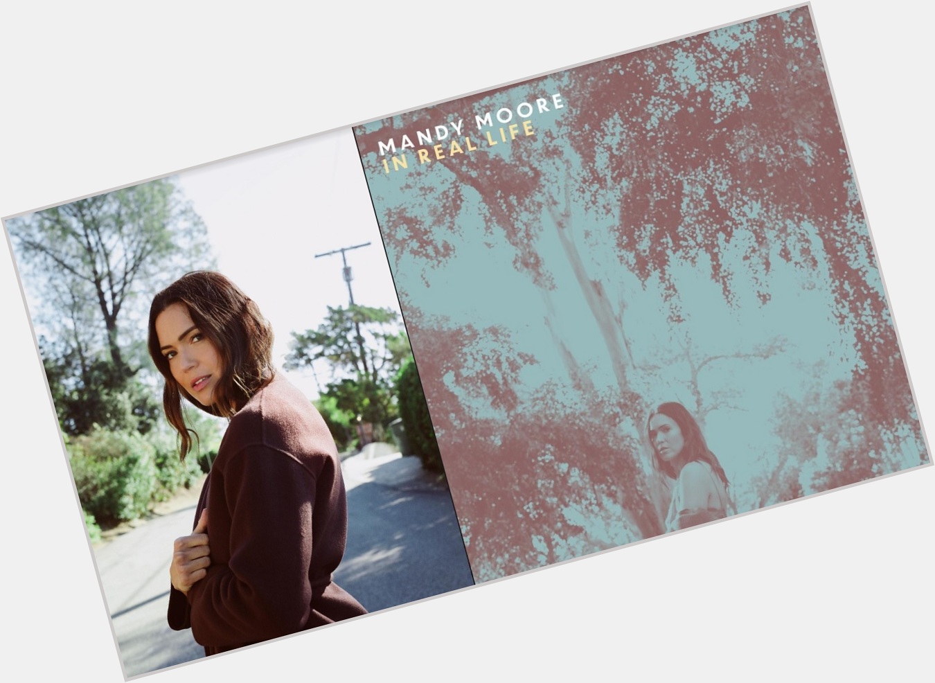 Happy Birthday Mandy Moore...
New album \"In Real Life\" out May 13th.
Details, preview here:  