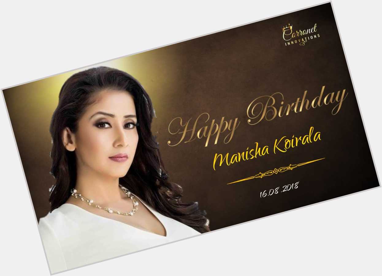 Happy Birthday Manisha Koirala.Wishing you a wonderful day and lots happiness forever with sweet moments. 