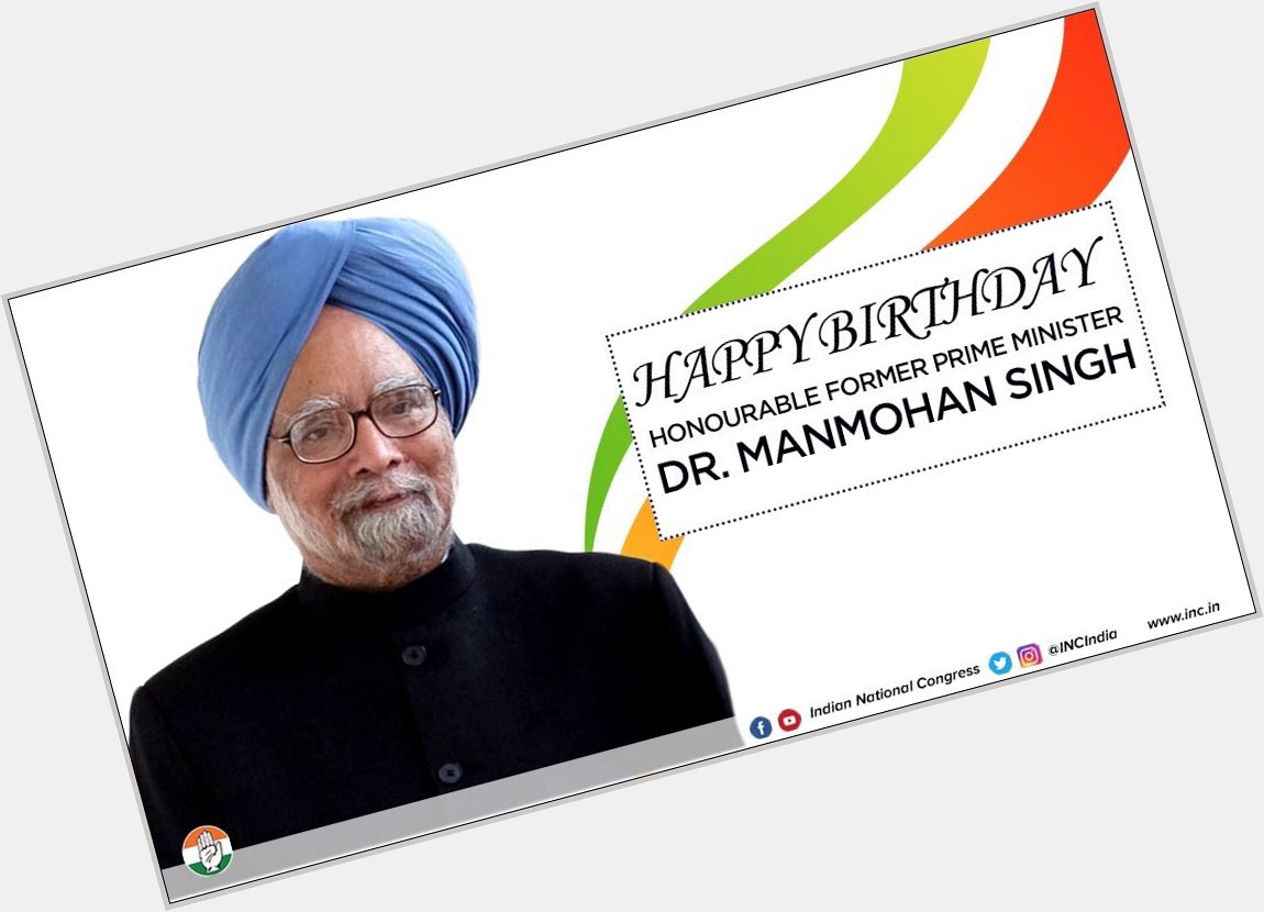 Wishing ex Dr Manmohan Singh a HAPPY BIRTHDAY.A gentlemen whom History will judge far more kindly than Media. 